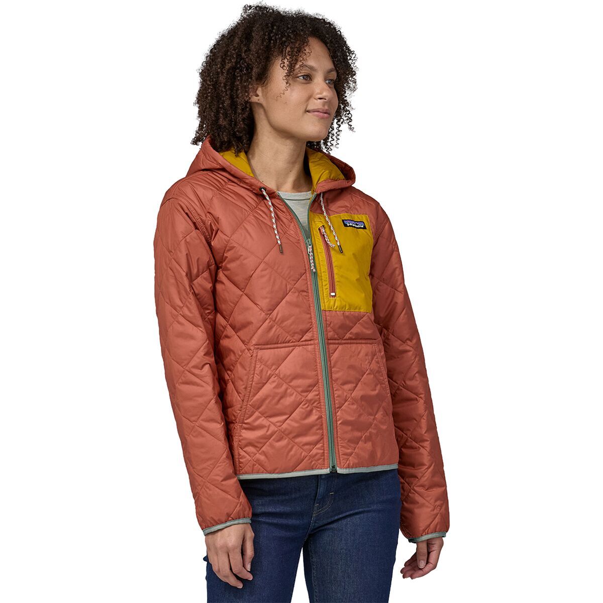 Patagonia Diamond Quilted Bomber Hoodie - Women's