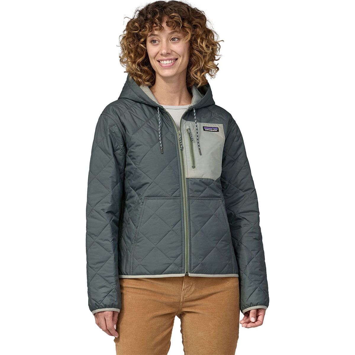 Patagonia Diamond Quilted Bomber Hoodie - Women's