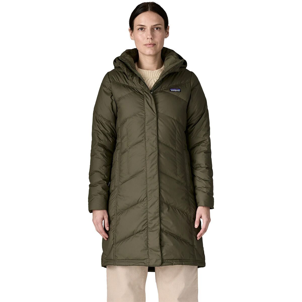 Image of Patagonia Down With It Parka - Women's Basin Green, XL