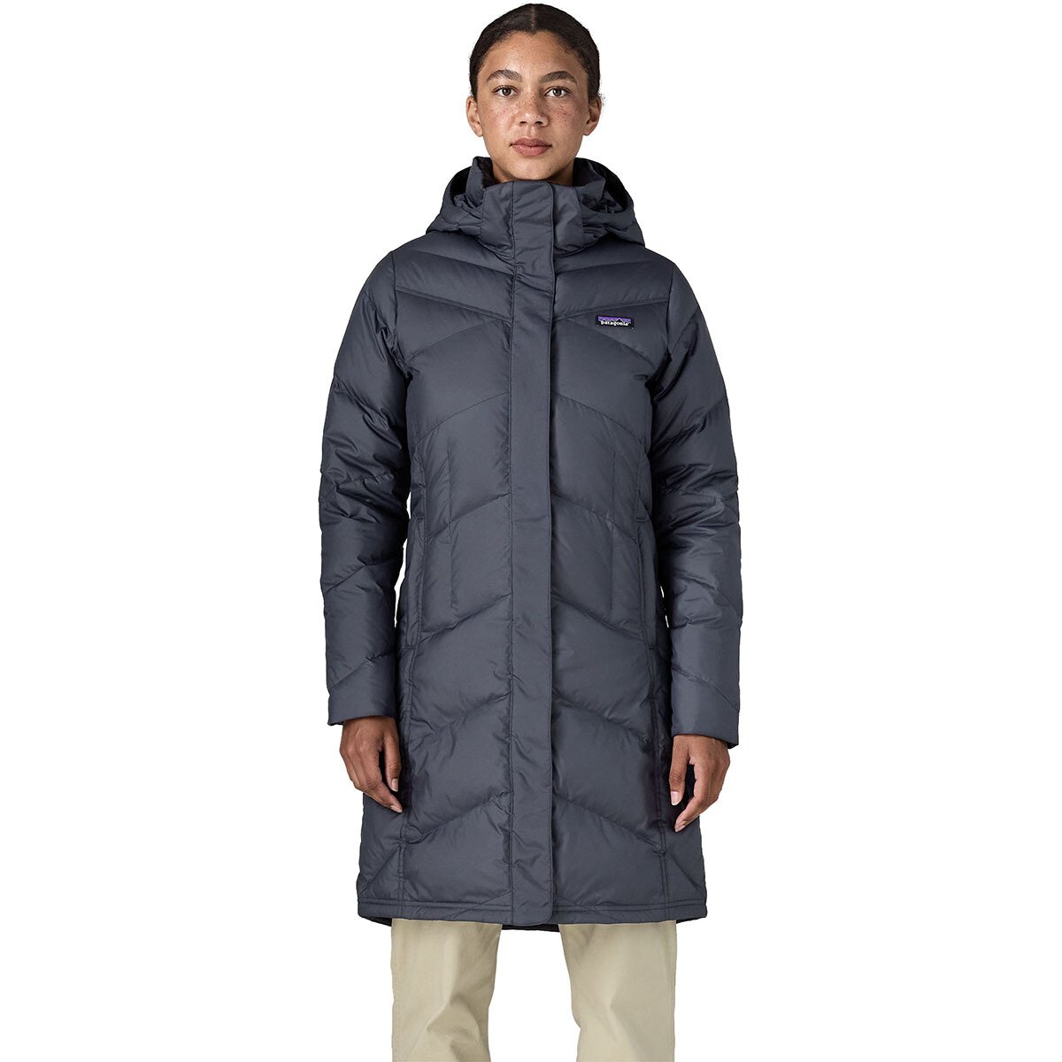 Image of Patagonia Down With It Parka - Women's Sunken Blue, L