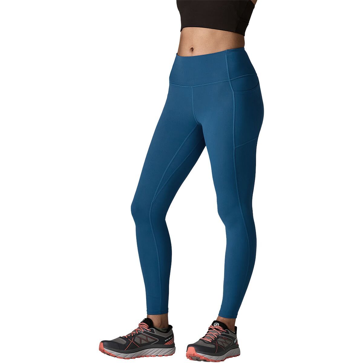 Image of Patagonia Maipo 7/8 Stash Tight - Women's Aquatic Blue, L