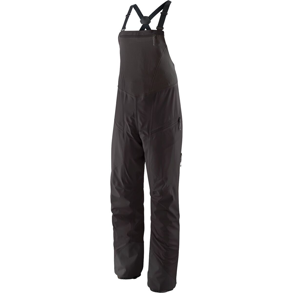 Image of Patagonia Snowdrifter Bib Pant - Women's Black w/Black, L