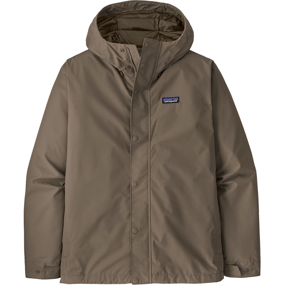 Image of Patagonia Jackson Glacier Rain Jacket - Men's Marlow Brown, S