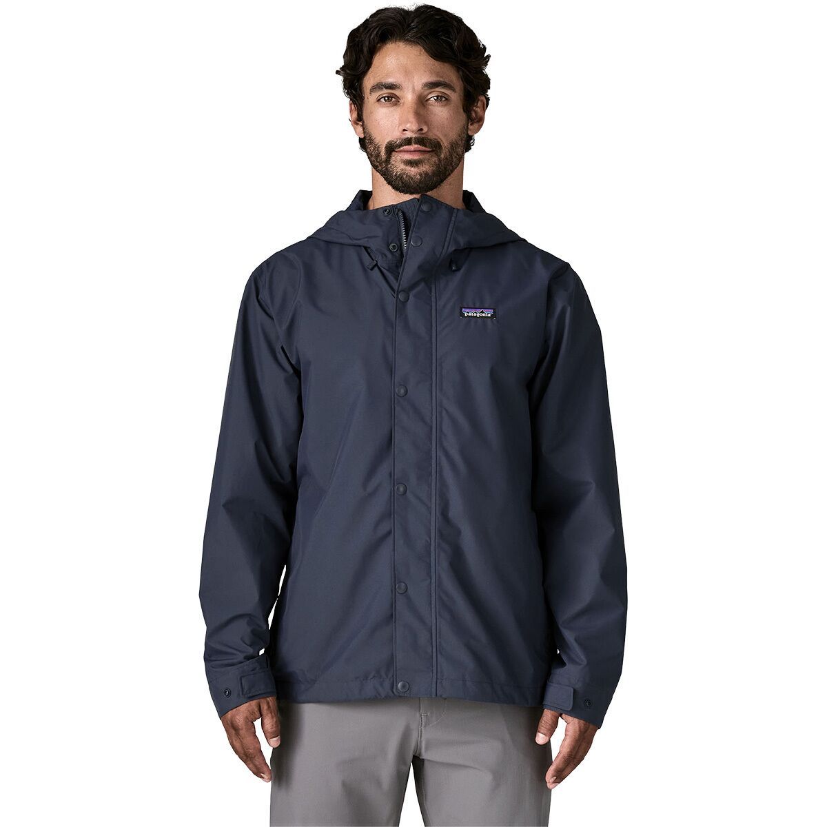 Image of Patagonia Jackson Glacier Rain Jacket - Men's New Navy, L