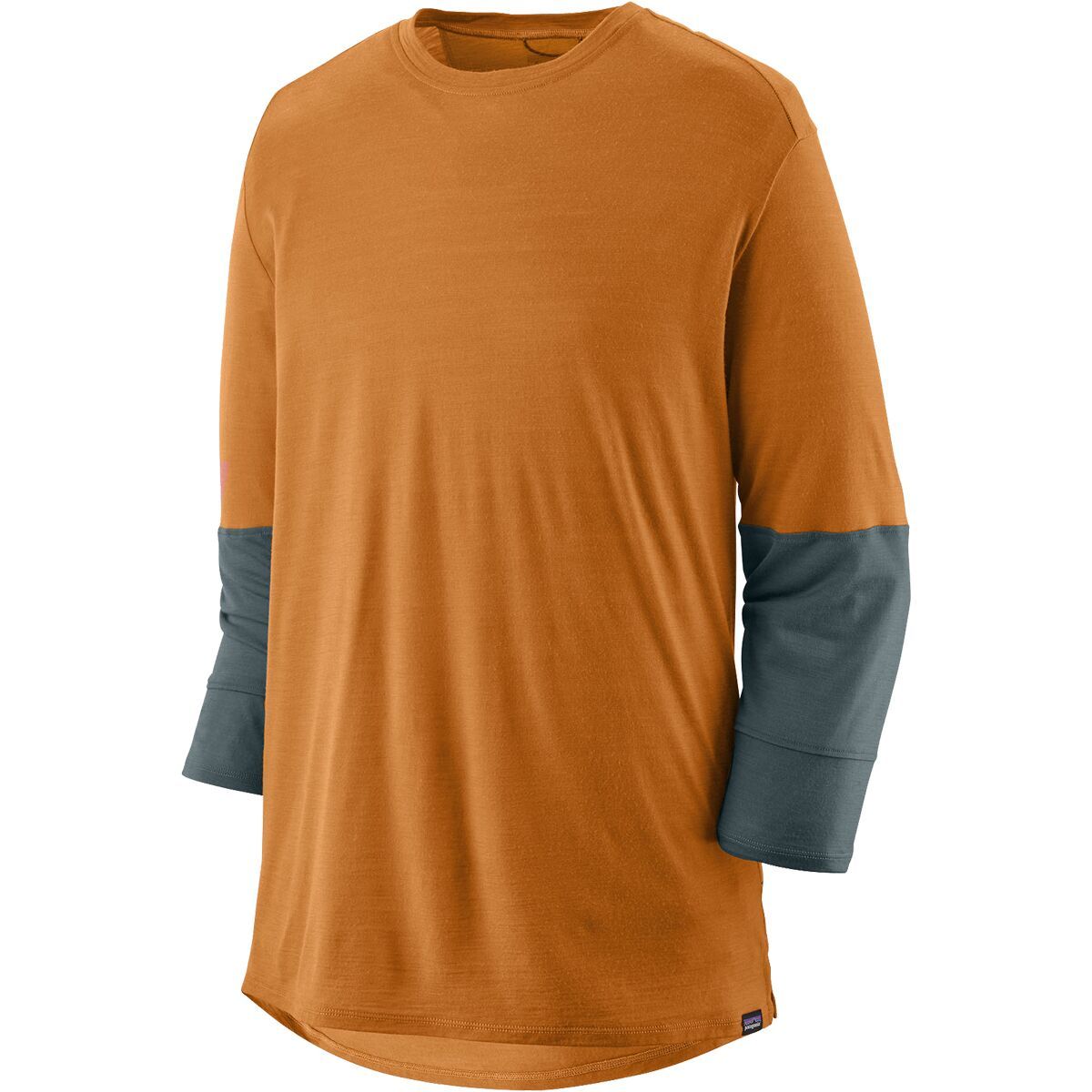 Patagonia Merino 3/4 Sleeve Bike Jersey - Men's Golden Caramel, S