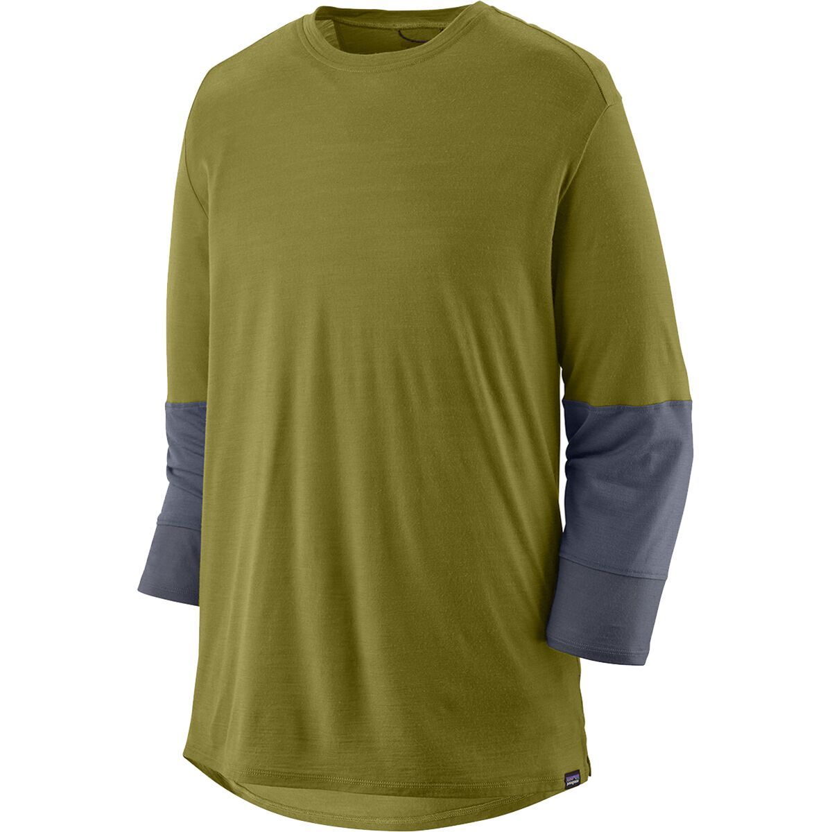Image of Patagonia Merino 3/4 Sleeve Bike Jersey - Men's Graze Green, XL