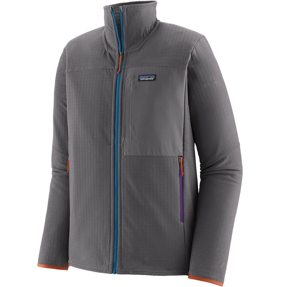 Image of Patagonia R2 TechFace Fleece Jacket - Men's Forge Grey, S