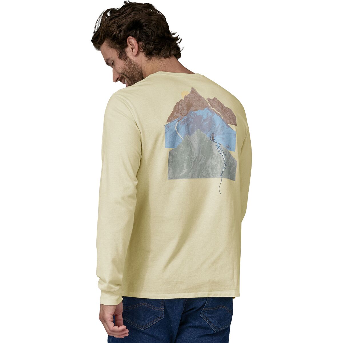 Patagonia Snowstitcher Pocket Long-Sleeve Responsibili-Tee - Men