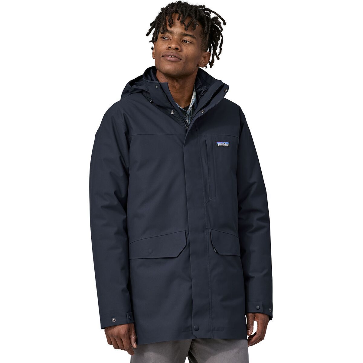 Image of Patagonia Tres 3-in-1 Parka - Men's New Navy, S