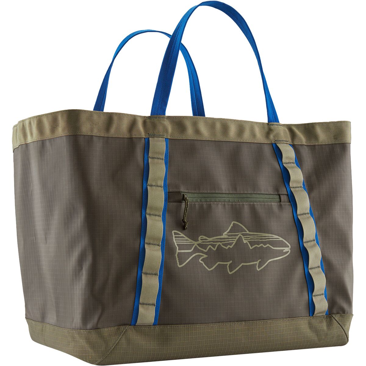 Image of Patagonia Black Hole Gear Tote Basin Green/Fitz Trout, One Size
