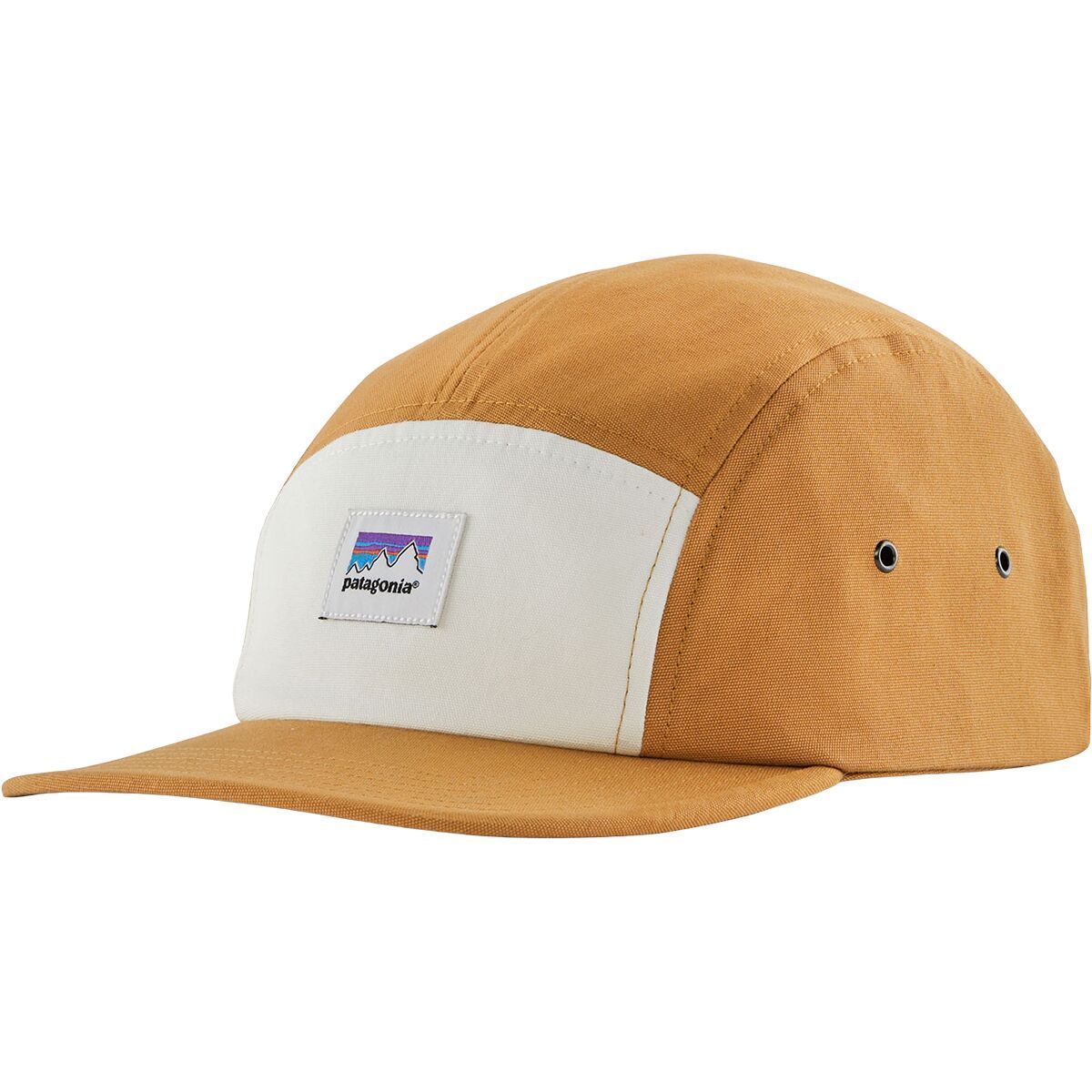 Image of Patagonia Graphic Maclure Hat Shop Sticker: Talon Gold, One Size