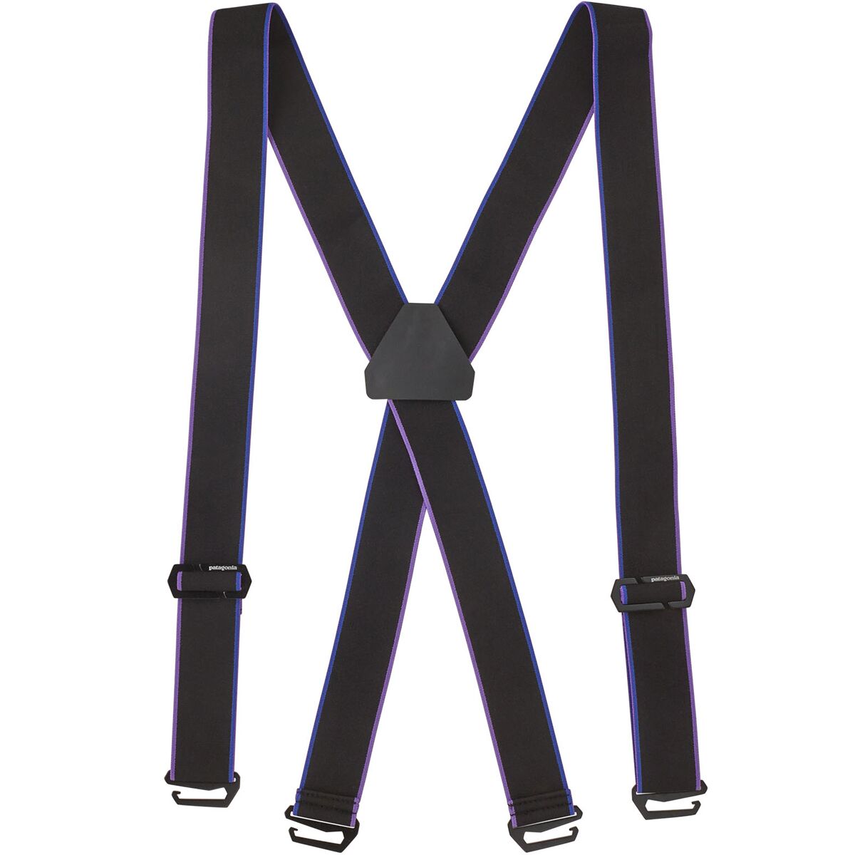Image of Patagonia Mountain Suspenders Fitz Roy Stripe: Black, L