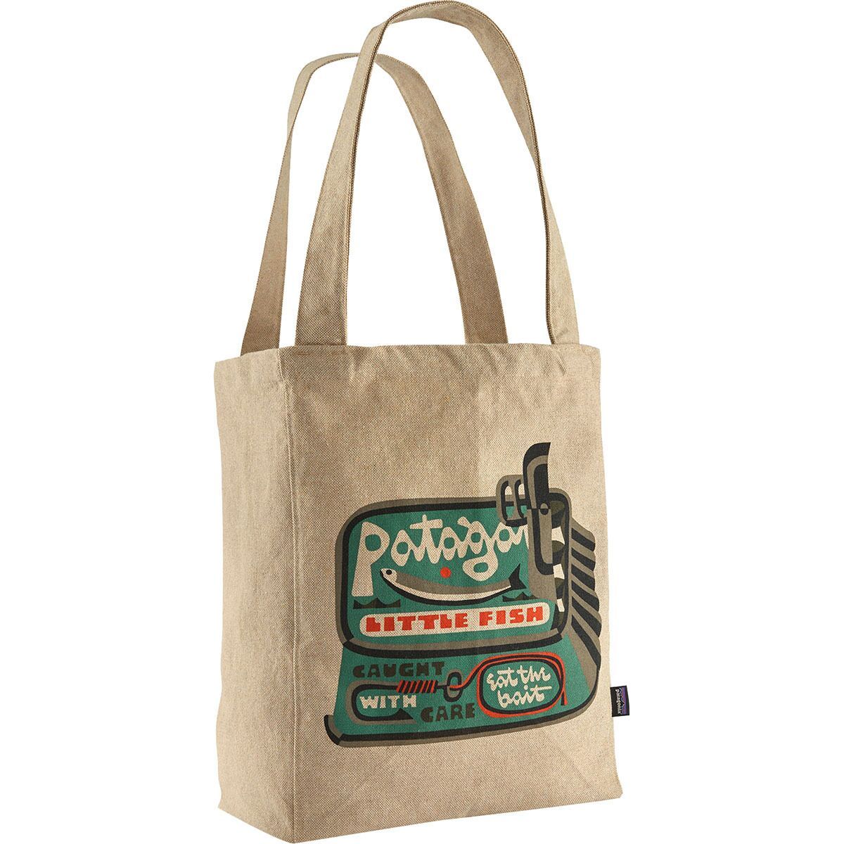 Patagonia Recycled Market Tote Little Fish: Classic Tan, One Size