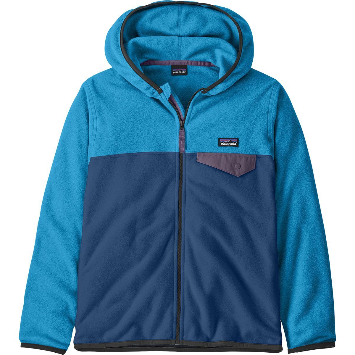 Image of Patagonia Micro D Snap-T Jacket - Kids' Clement Blue, M