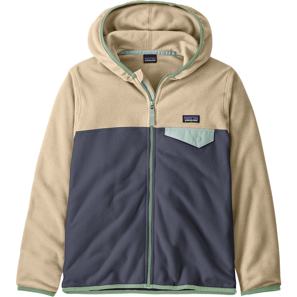 Image of Patagonia Micro D Snap-T Jacket - Kids' Smolder Blue, L