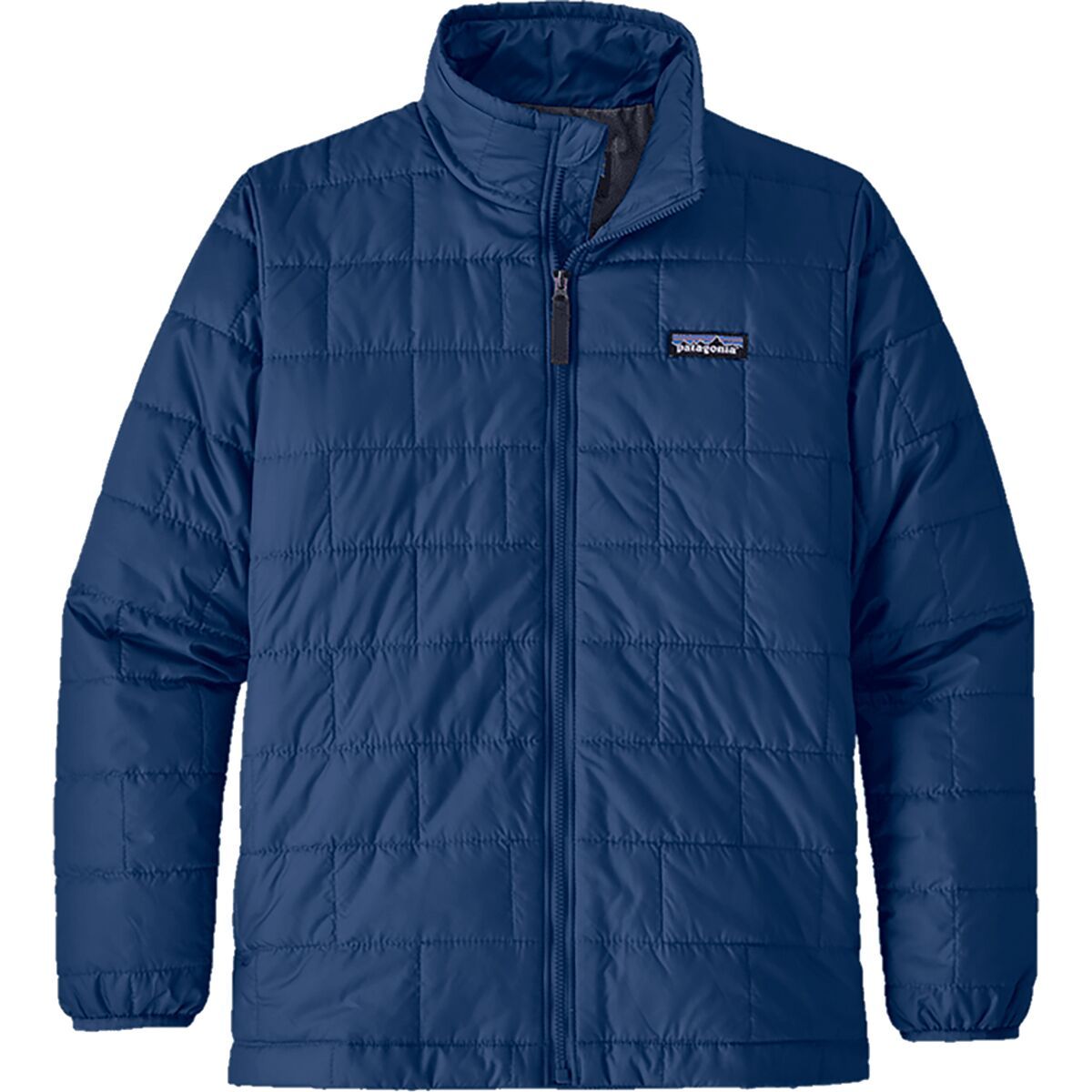Image of Patagonia Nano Puff Brick Quilt Jacket - Kids' Clement Blue, L