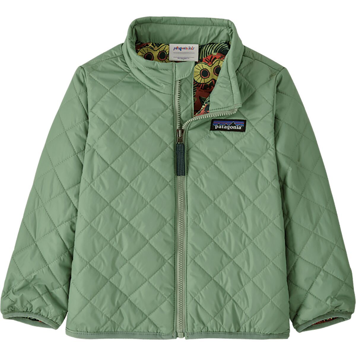 Image of Patagonia Nano Puff Brick Quilt Jacket - Kids' Ellwood Green, L