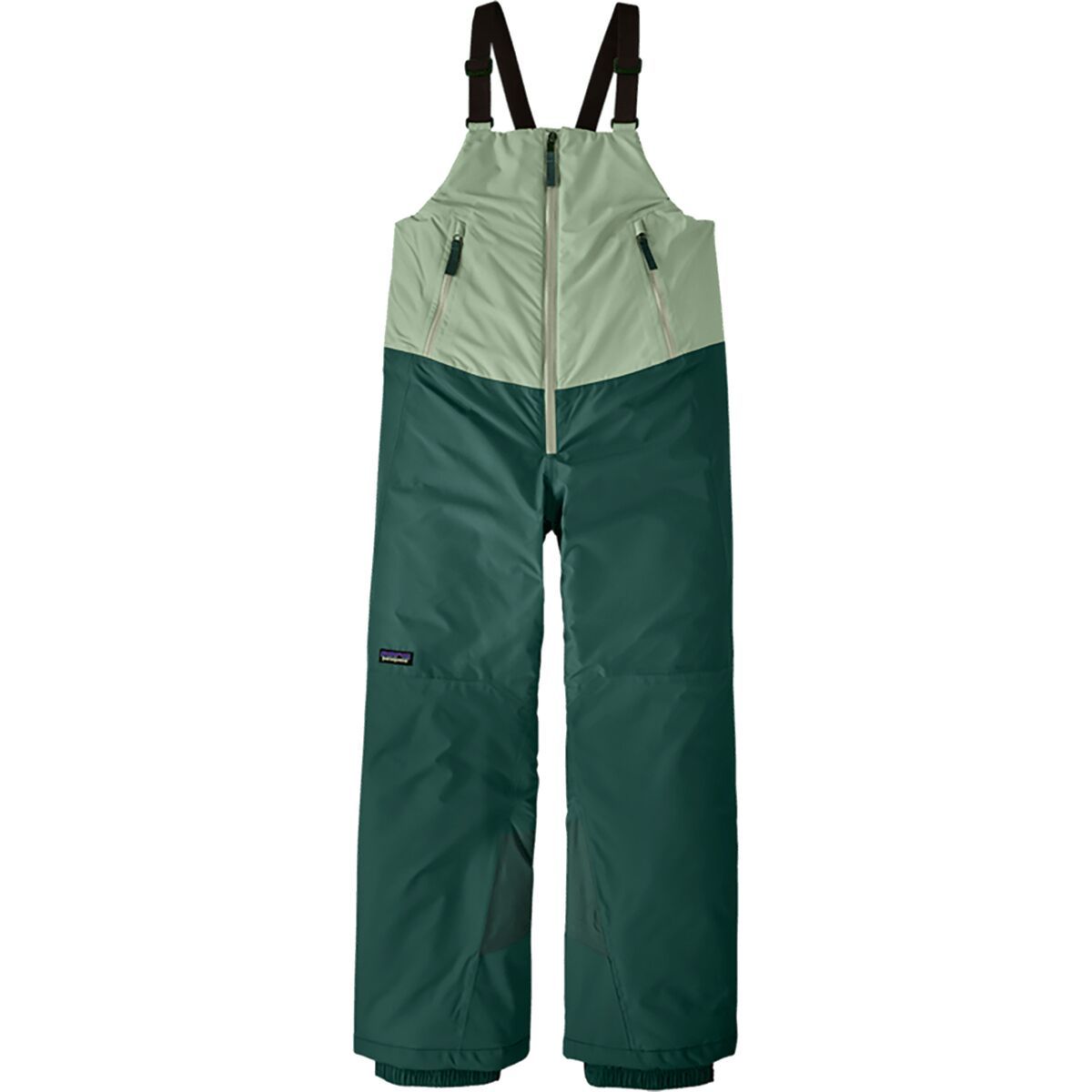Image of Patagonia Powder Town Bib Pant - Kids' Ellwood Green, L