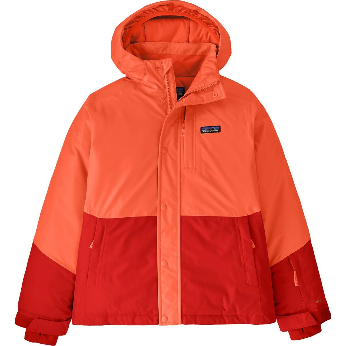 Image of Patagonia Powder Town Jacket - Kids' Orange Peel, M