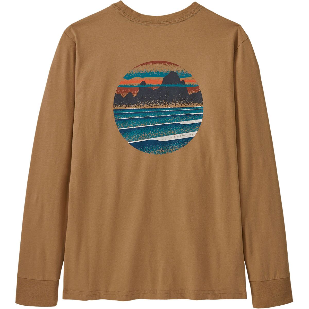 Patagonia Regenerative Organic Certified Skyline Stencil Shirt Boys Kids