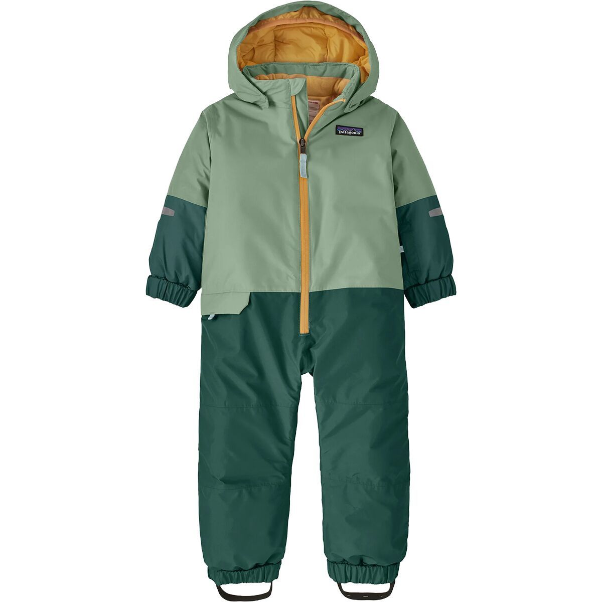 Image of Patagonia Snow Pile One-Piece Snow Suit - Toddlers' Ellwood Green, 4T