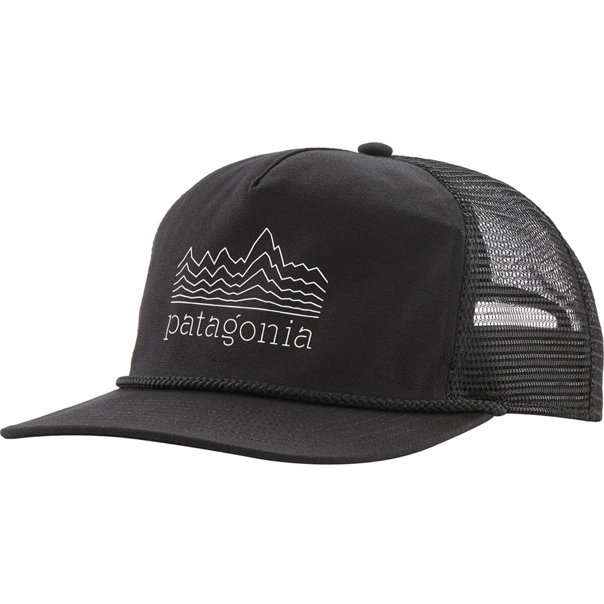 Image of Patagonia Airfarer Cap Strata Stencil: Black, One Size
