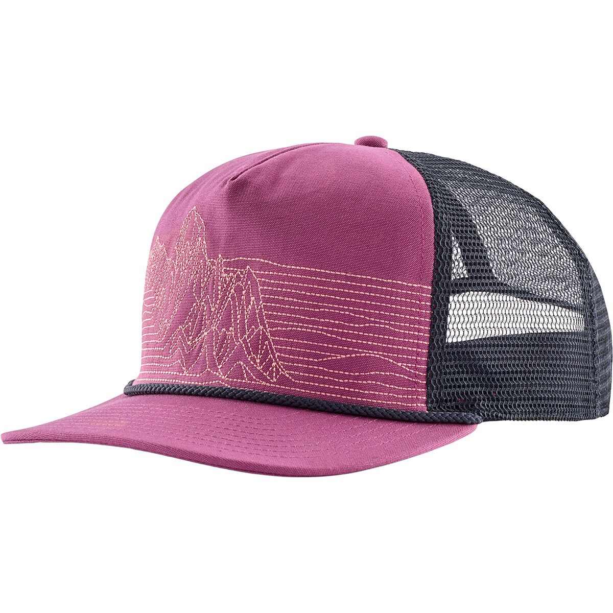 Image of Patagonia Airfarer Cap Strataspire Stripe: Faded Magenta, One Size