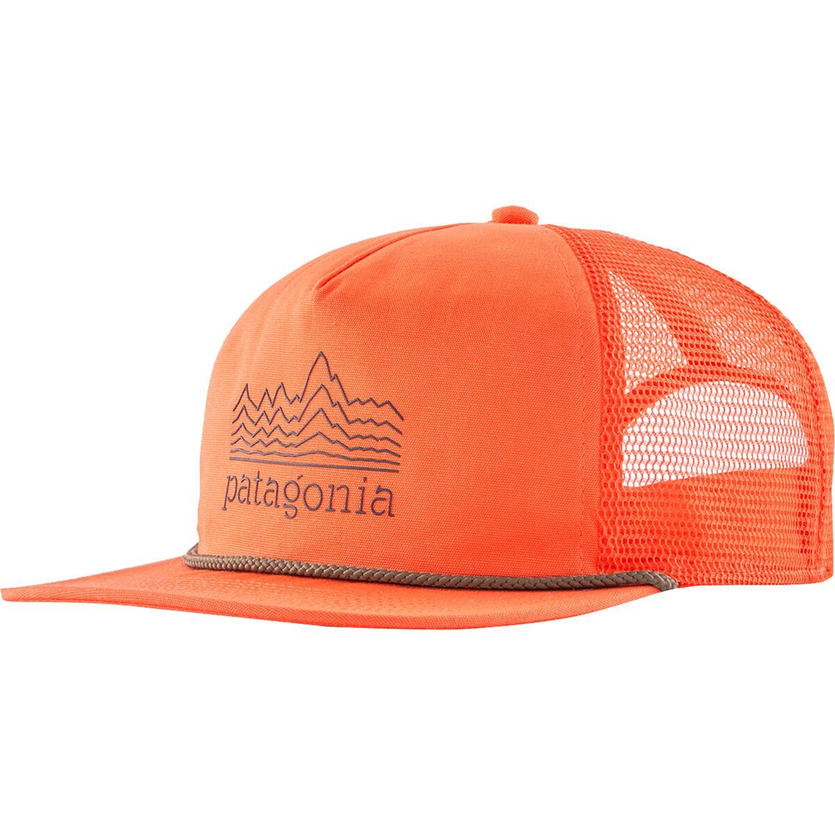Image of Patagonia Airfarer Cap Strata Stencil: Orange Peel, One Size
