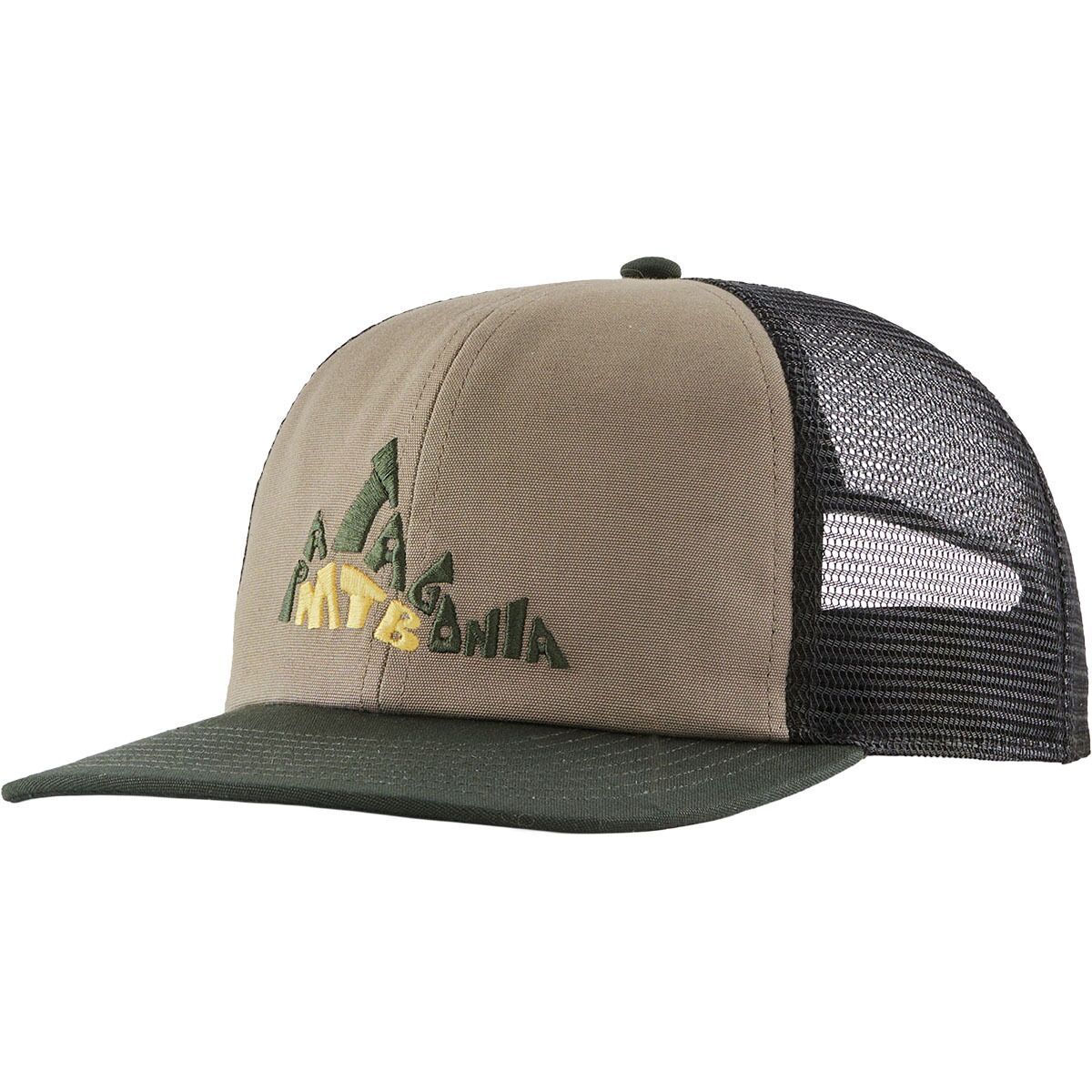 Image of Patagonia Relaxed Trucker Hat Berm Logo: Wing Grey, One Size