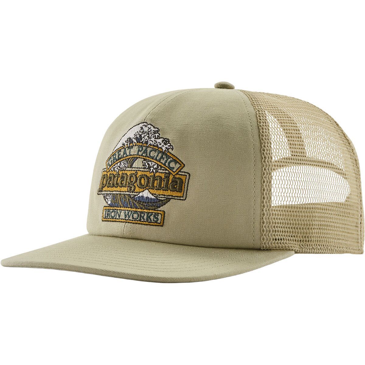 Image of Patagonia Relaxed Trucker Hat Great Waves: Weathered Stone, One Size