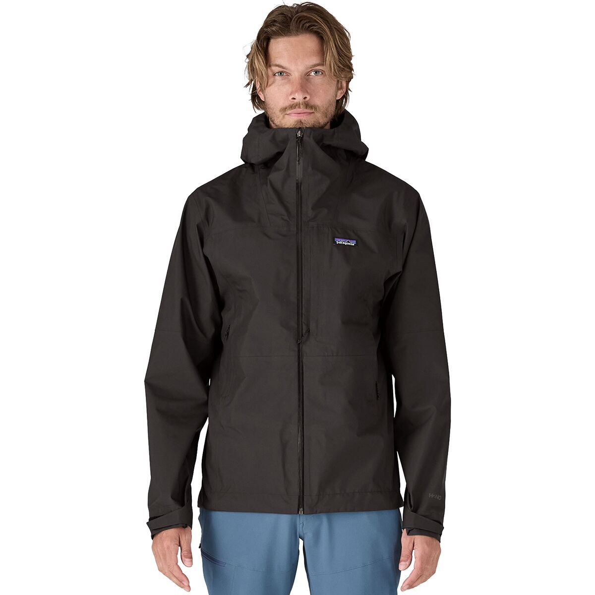 Image of Patagonia Boulder Fork Rain Jacket - Men's Black, L