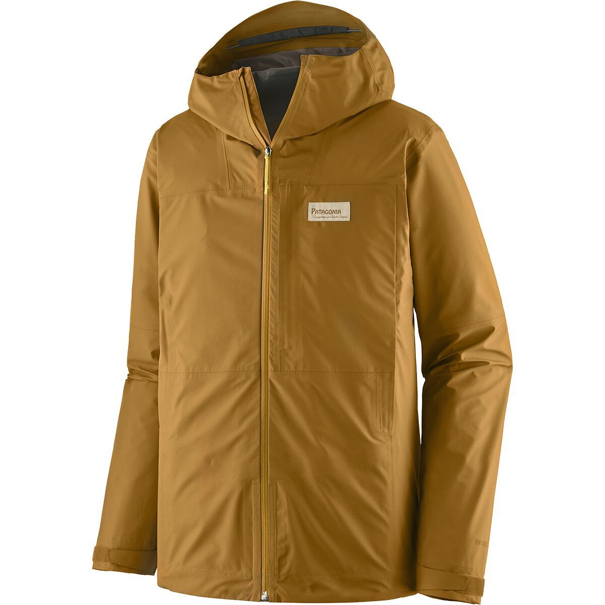 Image of Patagonia Boulder Fork Rain Jacket - Men's Bobcat Brown, M