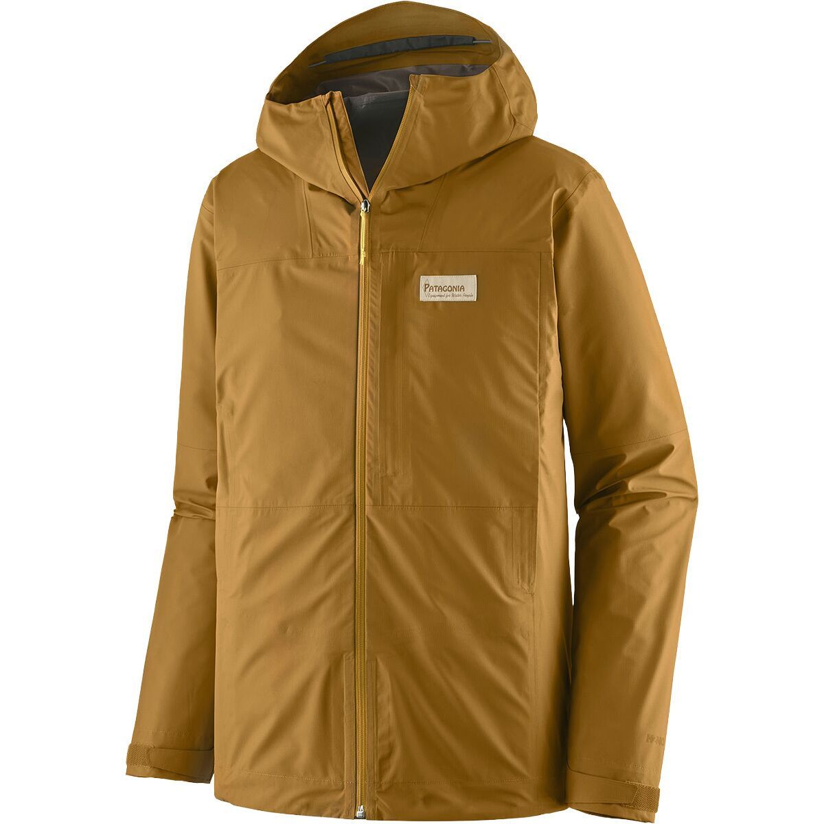 Image of Patagonia Boulder Fork Rain Jacket - Men's Bobcat Brown, L