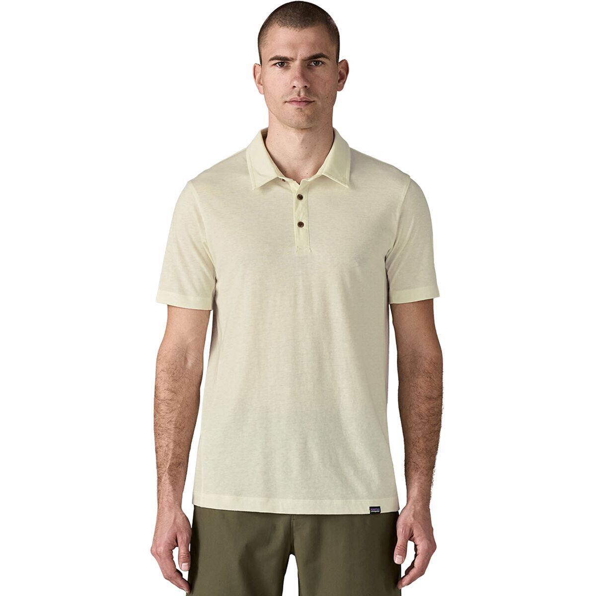 Image of Patagonia Essential Polo Shirt - Men's Birch White, S