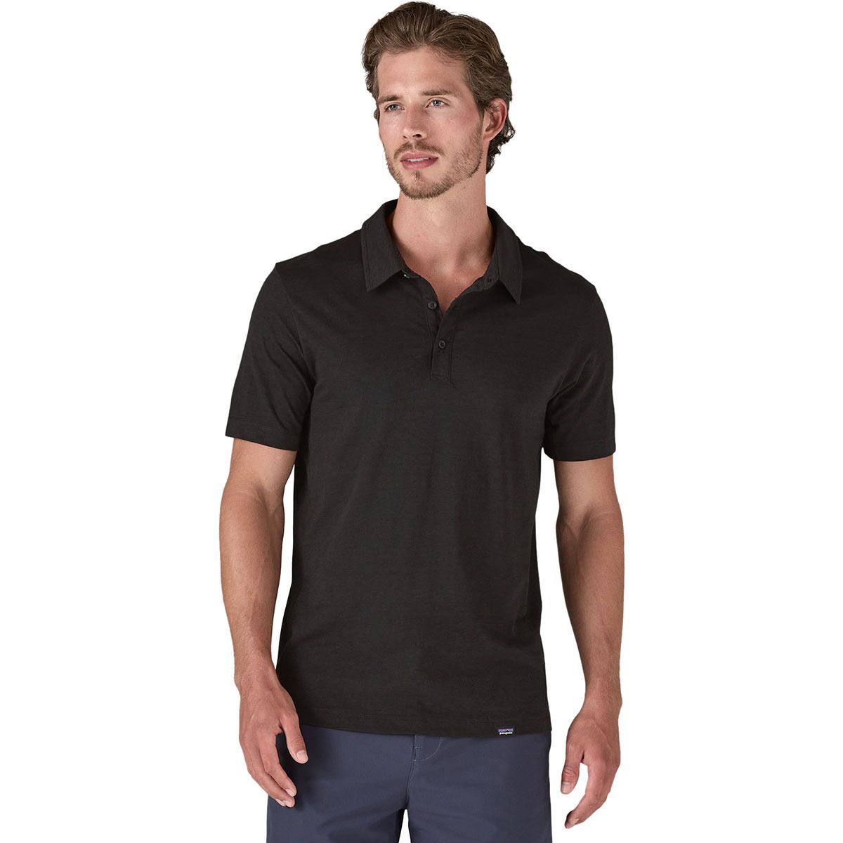 Image of Patagonia Essential Polo Shirt - Men's Black, L