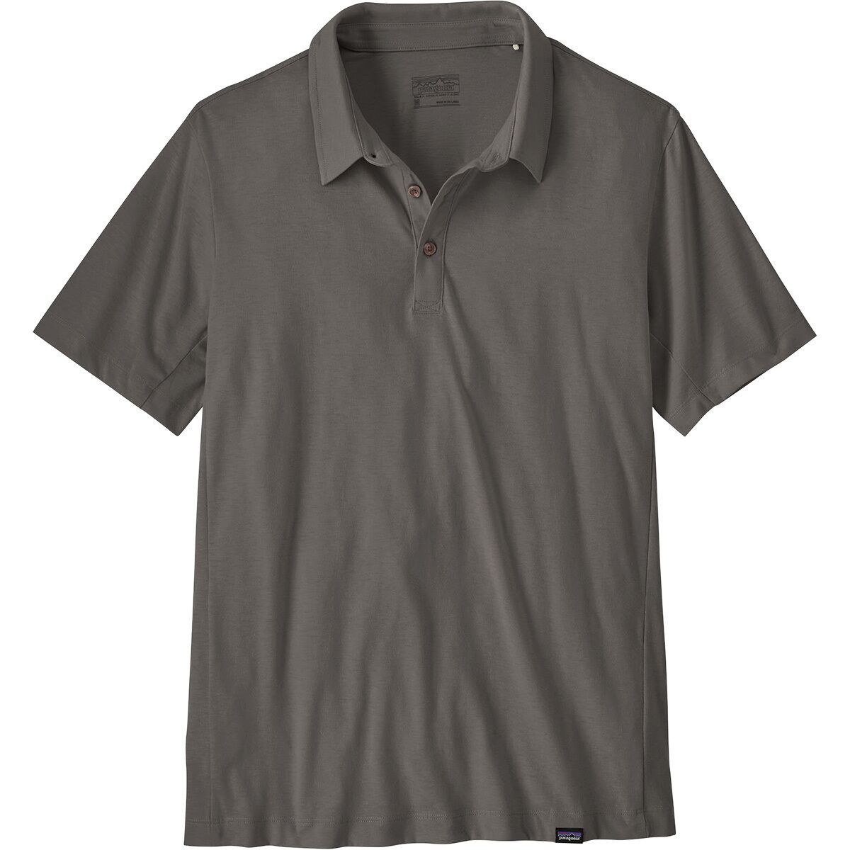 Image of Patagonia Essential Polo Shirt - Men's Forge Grey, M