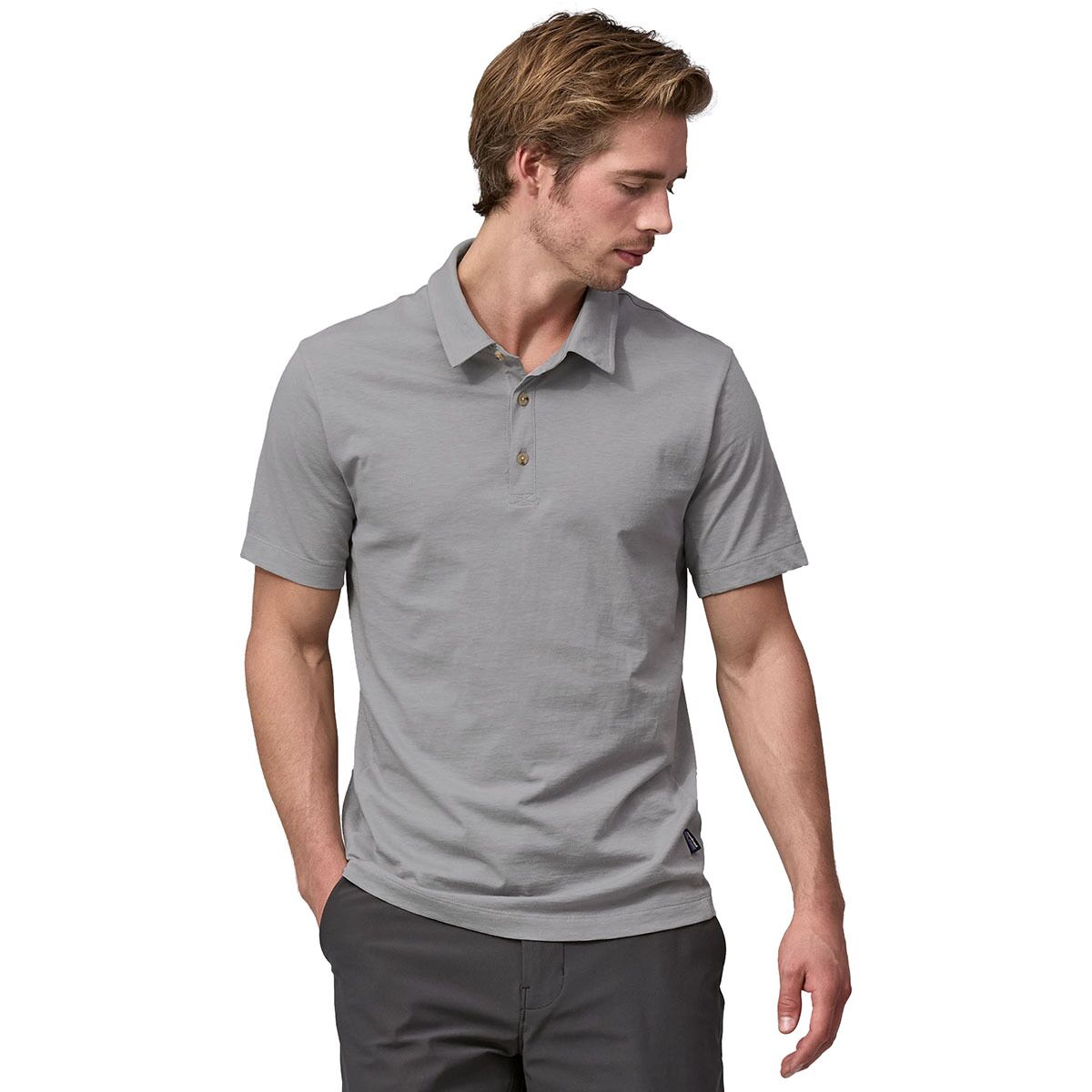 Patagonia Patagonia Essential Polo Shirt - Men's Salt Grey, S