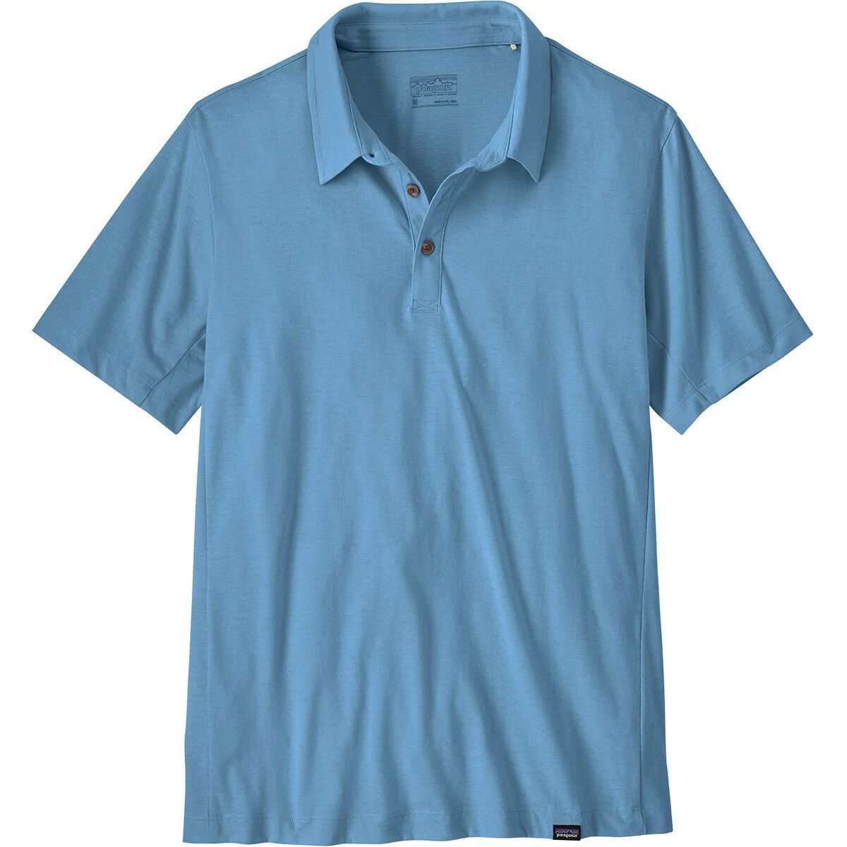 Image of Patagonia Essential Polo Shirt - Men's Shore Blue, M