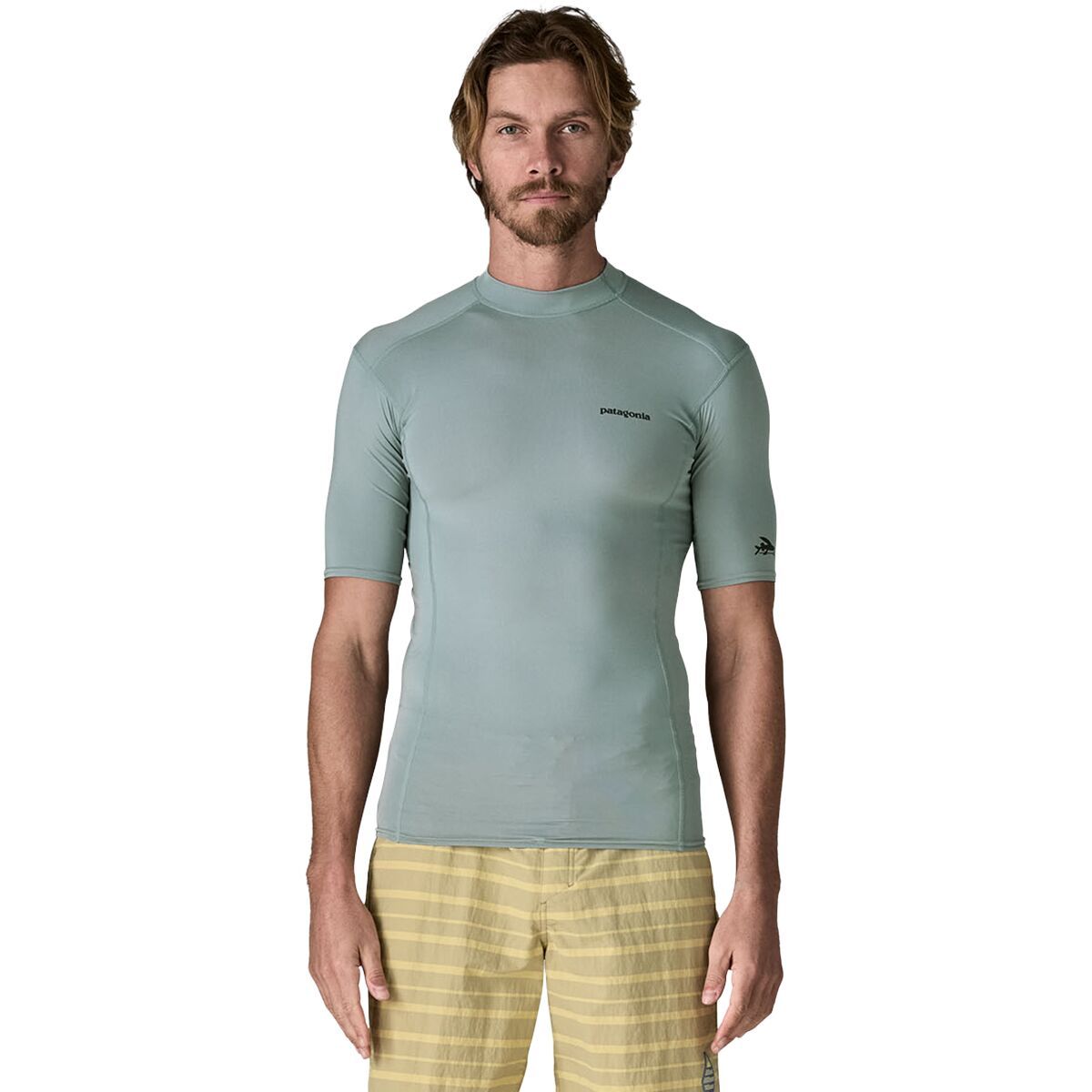 Image of Patagonia R0 Rashguard - Men's Blue Sage, XXL