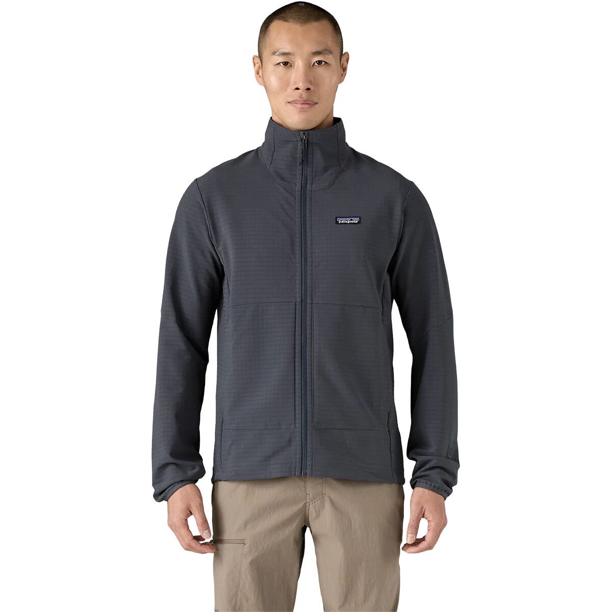 Image of Patagonia R1 TechFace Fleece Jacket - Men's Smolder Blue, L