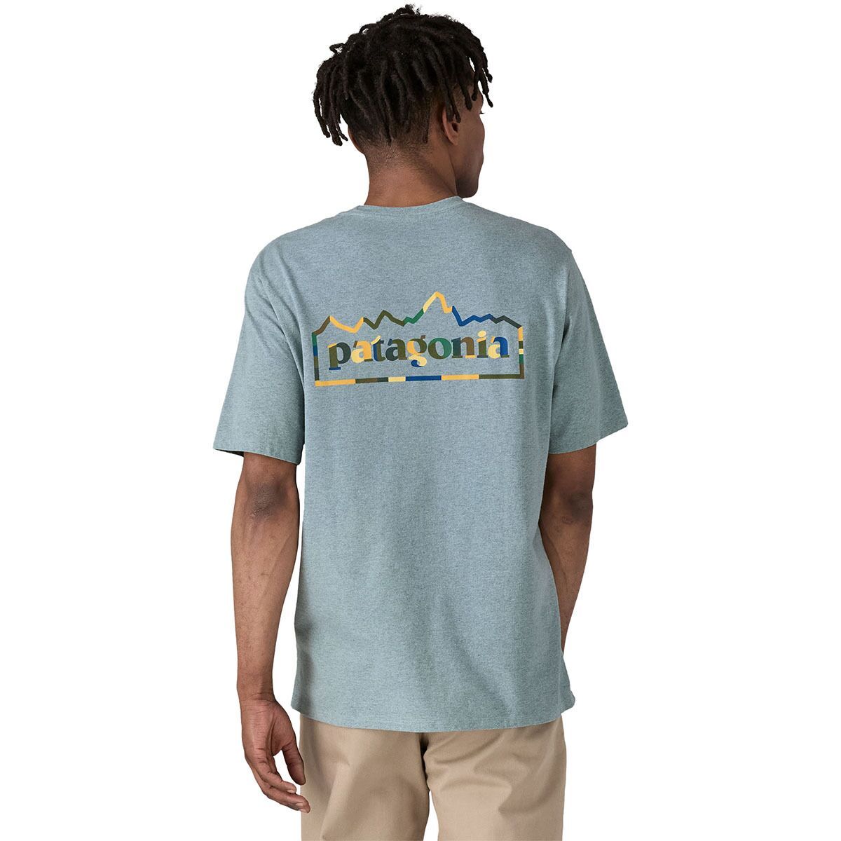 Image of Patagonia Unity Fitz Responsibili-Tee - Men's Thermal Blue, M