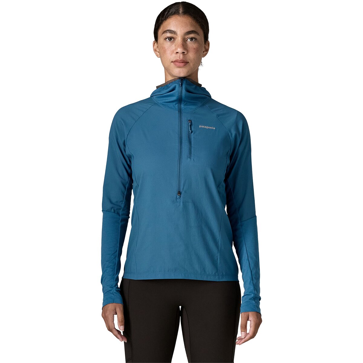 Image of Patagonia Airshed Pro Pullover - Women's Aquatic Blue, S