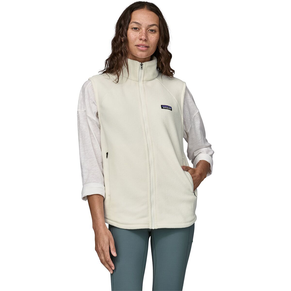 Image of Patagonia Classic Microdini Vest - Women's Birch White, XS
