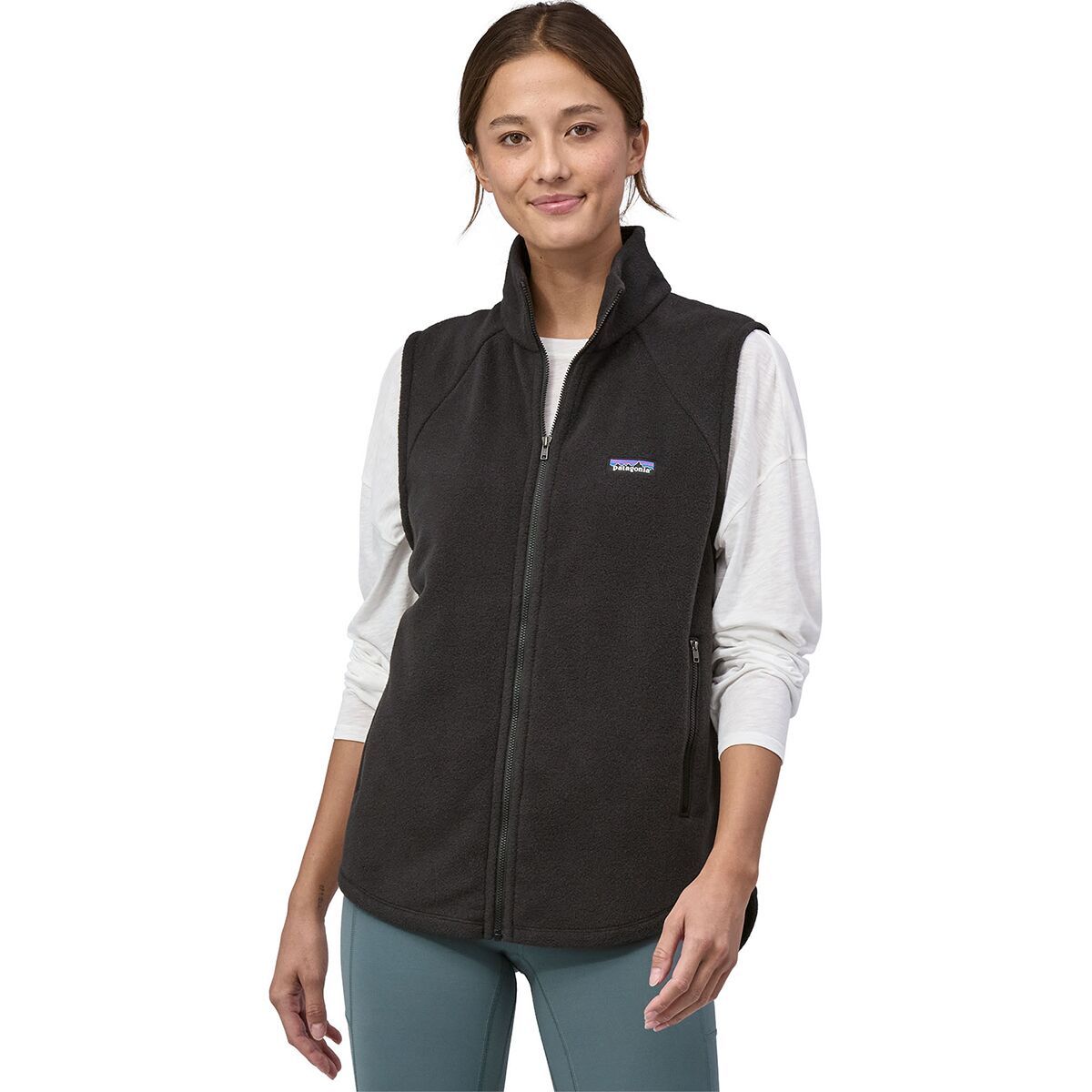 Image of Patagonia Classic Microdini Vest - Women's Black, M