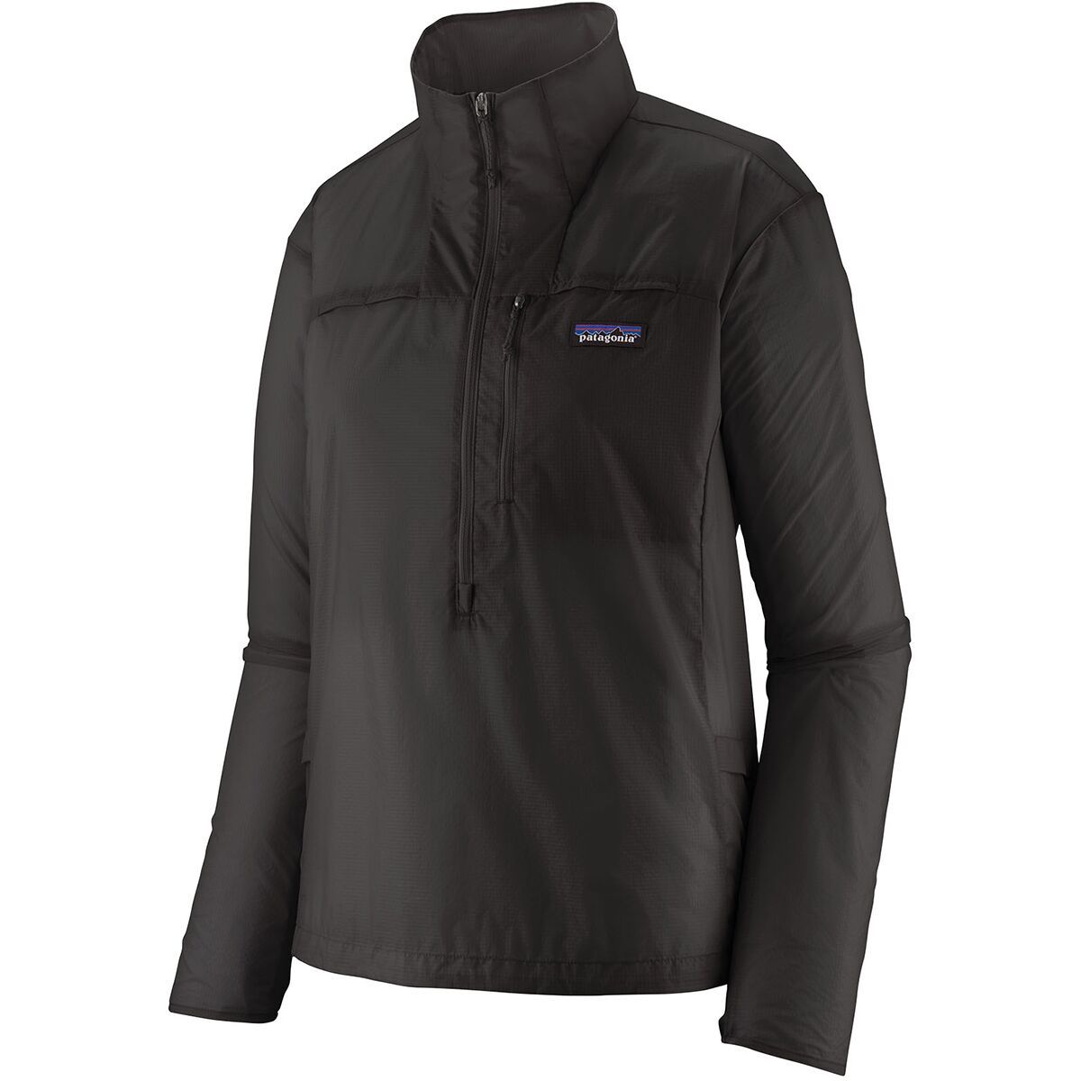 Image of Patagonia Houdini Stash 1/2-Zip Pullover - Women's Black, L