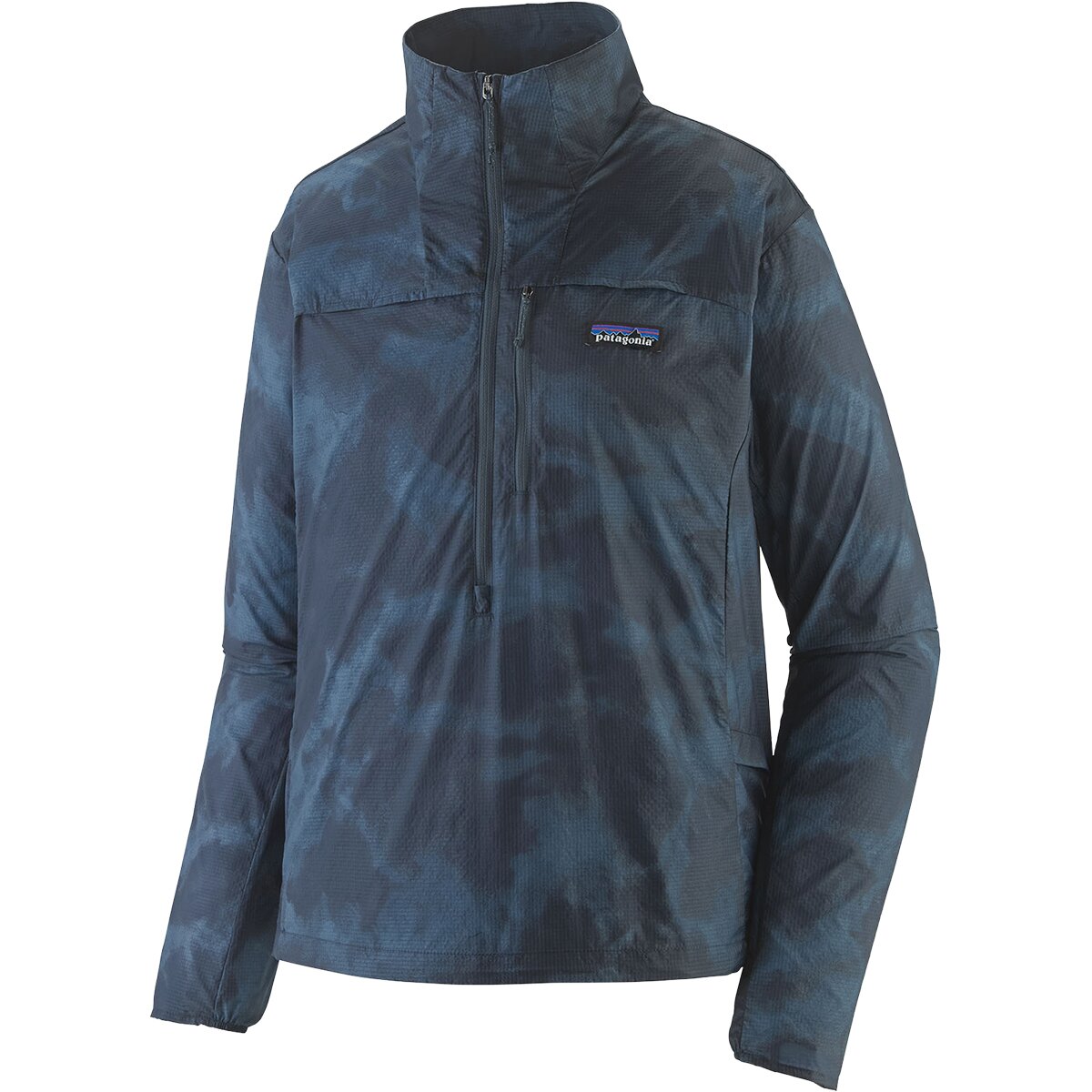 Image of Patagonia Houdini Stash 1/2-Zip Pullover - Women's Sastrugi/Summit Blue, XS