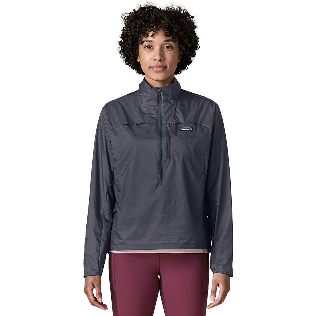 Image of Patagonia Houdini Stash 1/2-Zip Pullover - Women's Smolder Blue, M