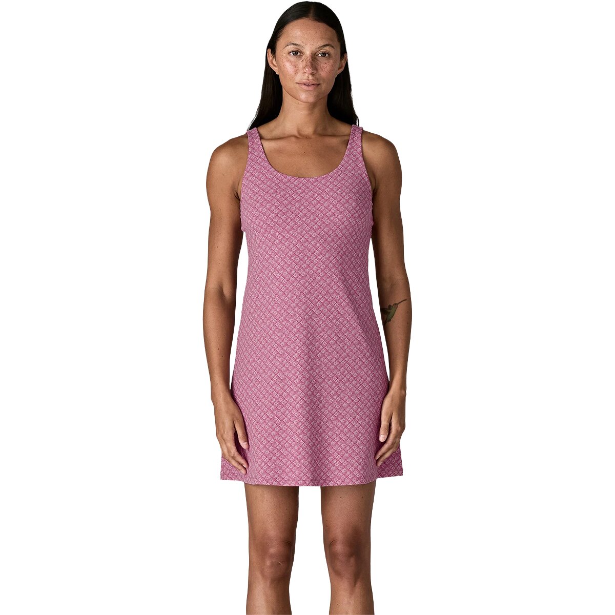 Image of Patagonia Maipo Dress - Women's Future Flowers/Faded Magenta, XS