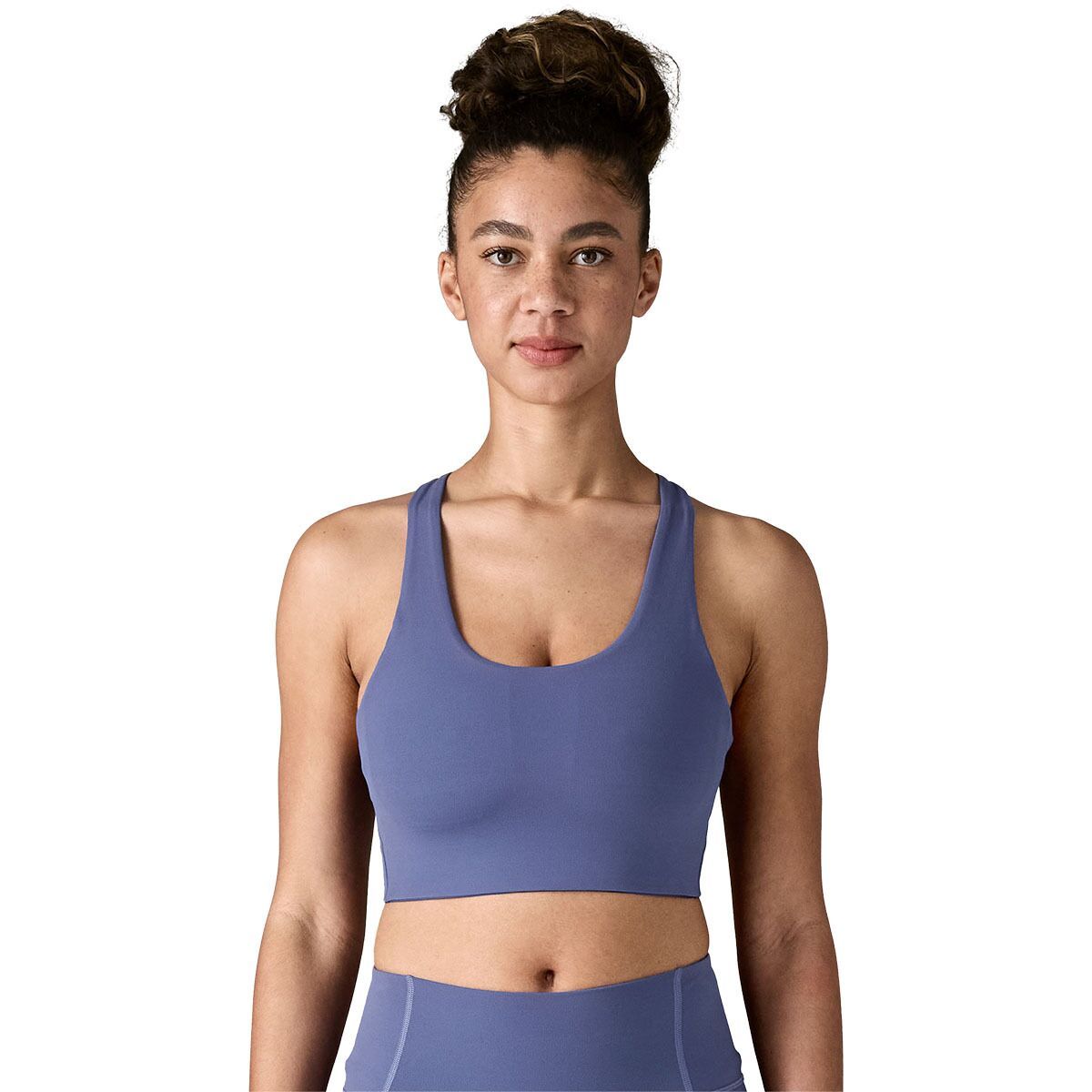Image of Patagonia Maipo Mid Impact Bra - Women's Current Blue, M