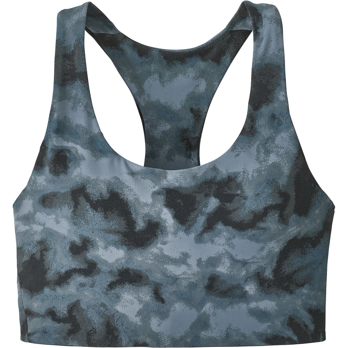 Image of Patagonia Maipo Mid Impact Bra - Women's Sastrugi/Summit Blue, M